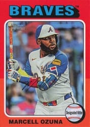 2024 Topps Heritage Base Set Marcell Ozuna #568 card