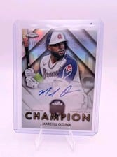 2025 Topps Chrome World Series Champion Autographs Marcell Ozuna #WSC-MO card