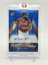 2025 Topps Pristine Plated and Polished Autographs Marcell Ozuna #PAPAV-MO card