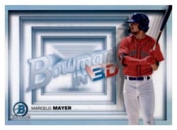 2022 Bowman 3D Marcelo Mayer #B3D-4 card