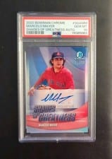 2022 Bowman Chrome Shades of Greatness Autographs Marcelo Mayer #SGA-MM card