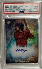 2022 Bowman Inception Primordial Prospects Autographs Marcelo Mayer #PPA-MM card