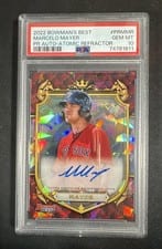 2022 Bowman's Best Prospective Royalty Autographs Marcelo Mayer #PR-MMR card