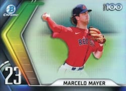 2022 Bowman Scouts' Top 100 Marcelo Mayer #BTP-23 card