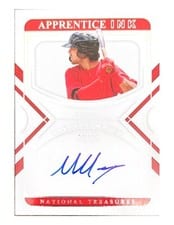 2022 Panini National Treasures Apprentice Ink Marcelo Mayer #AI-MA card