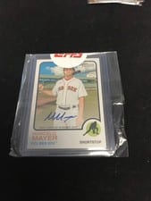 2022 Topps Heritage Minor League Real One Autographs Marcelo Mayer #ROA-MMR card