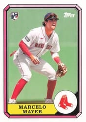 2025 Topps Archives 1987 Topps Boardwalk and Baseball Marcelo Mayer #87BB-8 card