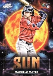 2025 Topps Cosmic Chrome Planetary Pursuit Sun Marcelo Mayer #PPS-10 card