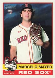 2025 Topps Heritage Base Set Marcelo Mayer #688 card