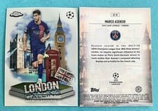 2023 Topps Chrome UEFA Club London Calling Marco Asensio #LC-13 card