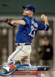 2018 Topps Base Set Marco Estrada #528 card