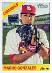 2015 Topps Heritage Base Set Marco Gonzales #692 card