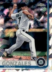 2019 Topps Chrome Sapphire Edition Base Set Marco Gonzales #523 card