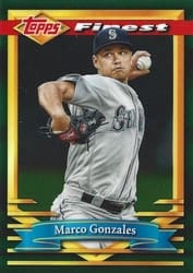 2021 Finest Flashbacks Base Set Marco Gonzales #147 card