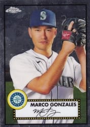 2021 Topps Chrome Platinum Anniversary Base Set Marco Gonzales #310 card