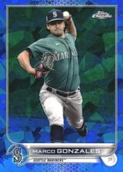 2022 Topps Chrome Sapphire Edition Base Set Marco Gonzales #112 card