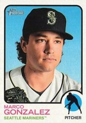 2022 Topps Heritage Base Set Marco Gonzales #437 card