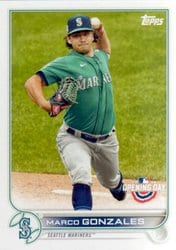 2022 Topps Opening Day Base Set Marco Gonzales #157 card
