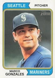 2023 Topps Heritage Base Set Marco Gonzales #144 card