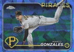 2024 Topps Chrome Sapphire Edition Base Set Marco Gonzales #682 card