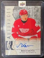 2025-26 Upper Deck Artifacts Autofacts Marco Kasper #AF-MK card