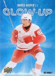 2025-26 Upper Deck Glow-Up Marco Kasper #GU-1 card