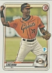 2020 Bowman 1st Edition Base Set Marco Luciano #BFE-103 card