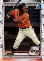 2020 Bowman Chrome Prospects Marco Luciano #BCP-213 card
