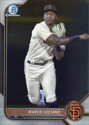 2022 Bowman Chrome Prospects Marco Luciano #BCP-247 card
