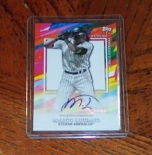 2022 Topps Pro Debut Future Cornerstones Autographs Marco Luciano #FC-ML card