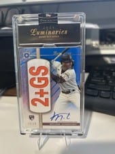 2024 Topps Luminaries Home Run Kings Autograph Relics Marco Luciano #HRKAR-ML card