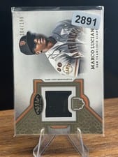2024 Topps Tier One Rookie Relics Marco Luciano #RR-ML card