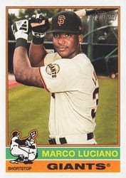 2025 Topps Heritage Base Set Marco Luciano #23 card