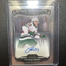2022-23 O-Pee-Chee Platinum Rookie Autographs Marco Rossi #R-MR card