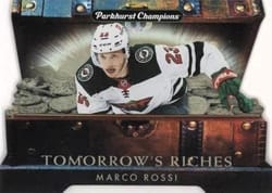 2022-23 Parkhurst Champions Tomorrow's Riches Marco Rossi #TR-22 card