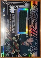 2022-23 SPx UD Black Obsidian Rookies Jersey Marco Rossi #ORJ-MR card