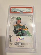 2022-23 SPx White Out Rookie Autos Marco Rossi #WOR-MR card