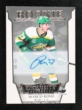 2022-23 Upper Deck Ice Exquisite Collection Rookie Signatures Marco Rossi #ERS-MR card