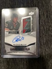 2022-23 Upper Deck Premier Acetate Rookie Autograph Patch Marco Rossi #AR-MR card