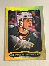 2023-24 Upper Deck Ultimate Collection Signature Masterpieces Marco Rossi #USM-MR card