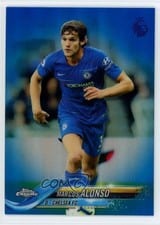 2018 Topps Chrome Premier League Marcos Alonso #78 card