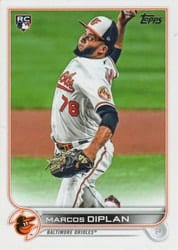 2022 Topps Base Set Marcos Diplan #517 card