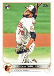 2022 Topps Base Set Marcos Diplan #517 card