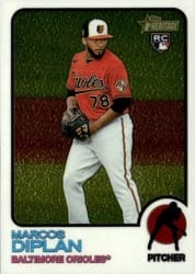 2022 Topps Heritage Chrome Marcos Diplan #617 card