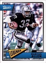 2018 Panini Classics Base Set Marcus Allen #138 card