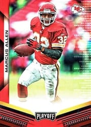 2019 Panini Playoff Base Set Marcus Allen #83 card