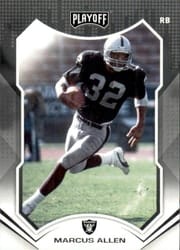 2021 Panini Playoff Base Set Marcus Allen #93 card