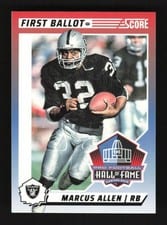 2024 Score First Ballot Marcus Allen #5 card