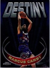 1997 Topps Chrome Destiny Marcus Camby #D11 card