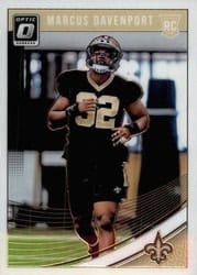 2018 Donruss Optic Base Set Marcus Davenport #106 card